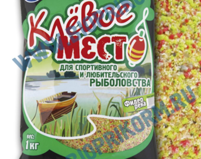 Прикормка Биотехнология «Клевое место» 1кг ПЛОТВА - изображение 1