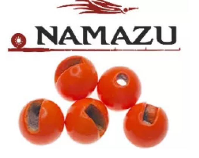 Вольфрамовая головка Namazu Pro Tia Tungsten Head Trout, р.4,6, вес 0,75г, цв. фц.оранж. (5шт) - изображение 1 