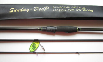 Спиннинг «Сезон Рыбалки» SUNDAY-DEEP 2,40м (6-28гр.) (SUN803M-DEEP-20)