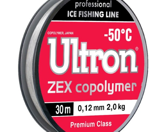 Леска Ultron Zex Copolymer 0,25мм (7,5кг) 30м (прозрачный) - изображение 1 