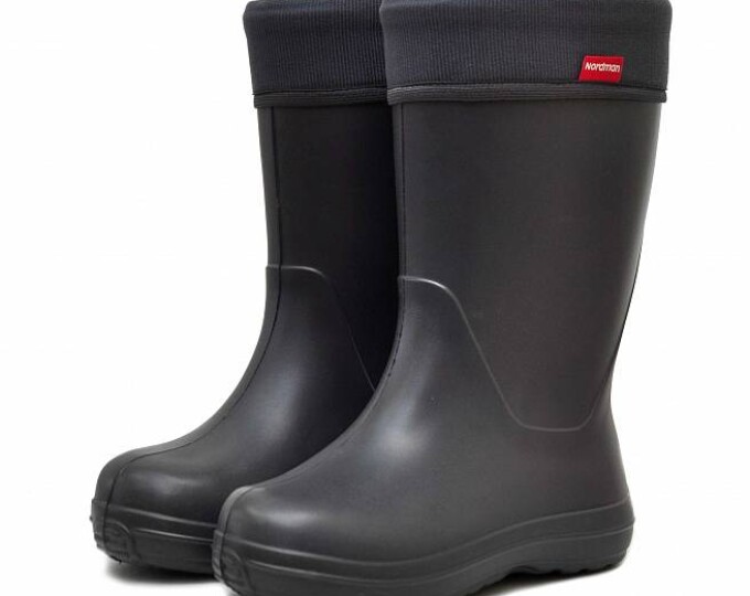 Сапоги Nordman Silla (ЭВА, утепленные, с манжетой) цвет Темно-серый р.39/40 - изображение 1 