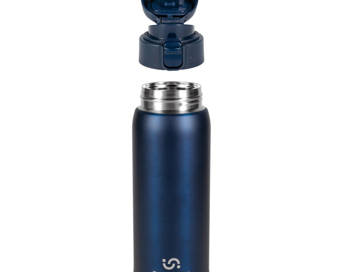 Термокружка Relaxika 701 (0,48л) синяя - изображение 13