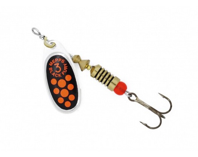 Блесна Mepps BLACK FURY 3 Silver/Orange - изображение 1 