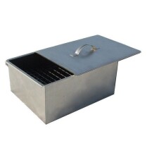 Коптильня MANKO (двухъярусная, с поддоном, 380х280х260)(сталь 1,0мм)