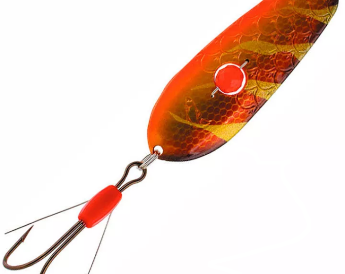 Блесна Kuusamo Rasanen 70/20 (бусинка, незацепляйка) цвет G/FR/BR-C, UV - изображение 1