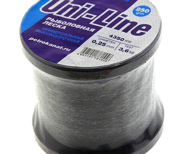 Леска универсальная UniLine 250гр. 0,16мм (10620м) - изображение 1 