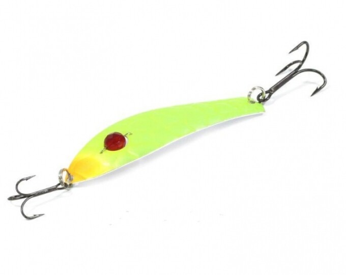 Блесна Kuusamo Professor 3 75/9 (бусинка) цвет FYe-S - изображение 1 