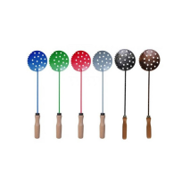 Черпак ТРИ КИТА (ручка дерево, порошково-окрашенный)