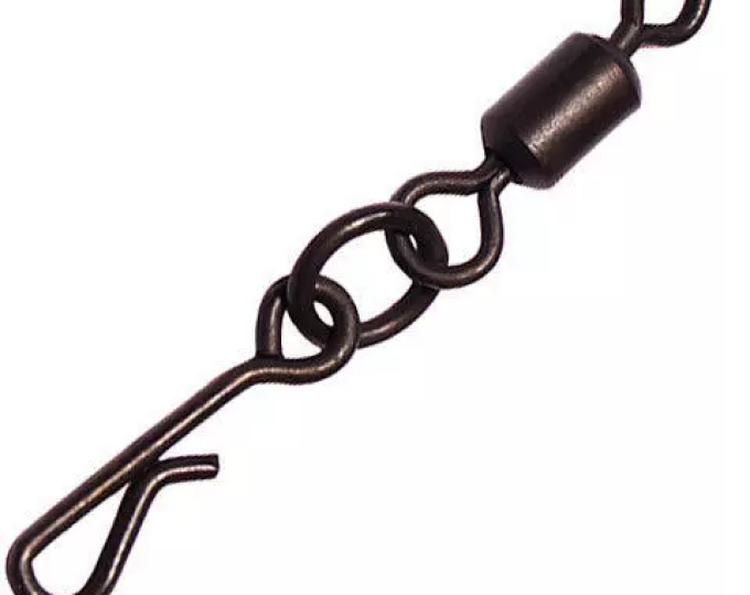 Вертлюг Kosadaka с застёжкой «Flexi Change witn Ring» №04 (4шт.) (4109) - изображение 1 