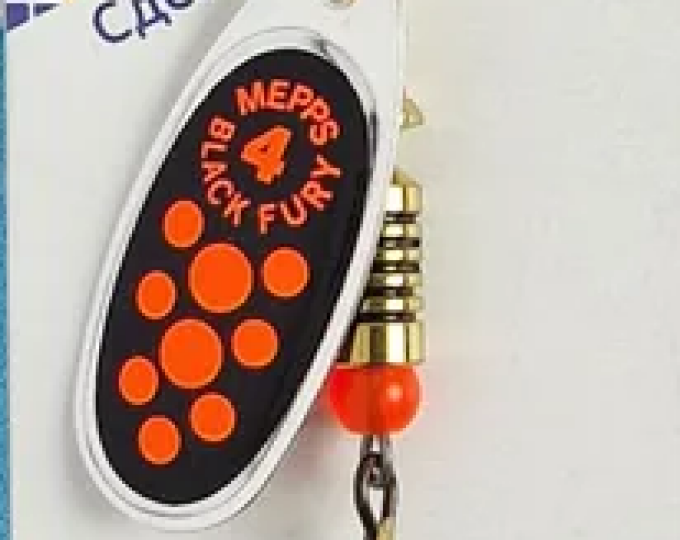 Блесна Mepps BLACK FURY 4 Silver/Orange - изображение 1 