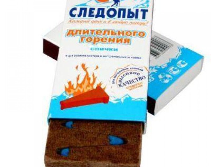 Спички охотничьи «СЛЕДОПЫТ — Экстрим» (длителного горения, 10шт.) - изображение 2