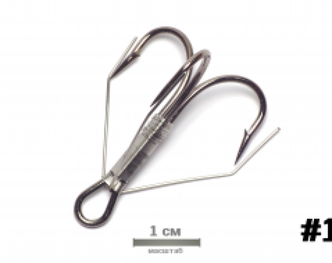 Крючок German Weedless Treble №01 (10) - изображение 1 