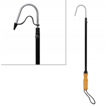 Багор Три Кита (телескопический, металлический с деревянной ручкой)