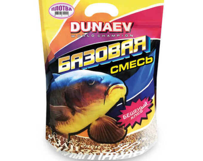 Прикормка DUNAEV БАЗОВАЯ смесь (2,5кг) ПЛОТВА - изображение 1 