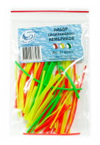 Набор силиконовых кембриков 10шт. (цвет и размер в ассортименте)