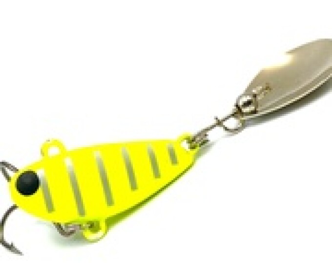 Тейл-спиннер UF-Studio Bullet 25гр. цвет Yellow ACID - изображение 1 