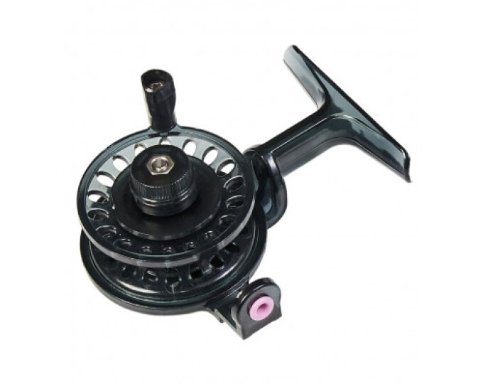 Катушка проводочная LUCKY JOHN «Ice Wheel 1» (5,5см/64,3гр./пласт./трещот./фрикц.тормоз) - изображение 1