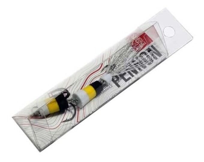 Приманка джиговая Lucky John PENNON 12 (белый/желтый/черный) - изображение 1 