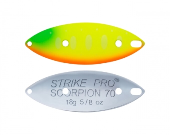 Блесна колеблющаяся Strike Pro Scorpion Serpent Single 65мм 14гр. (одинарный-незацепляйка) #A178S - изображение 1