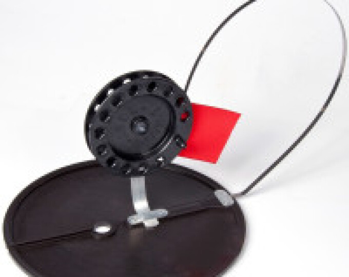 Жерлица РОСТ подставка 195мм, катушка 75мм, с пластиковой стойкой - изображение 1