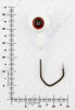 Джиг крашеный ШАР 20гр. (крючок VD-079 №3/0) (3шт.) цвет 05 (белый) - изображение 3
