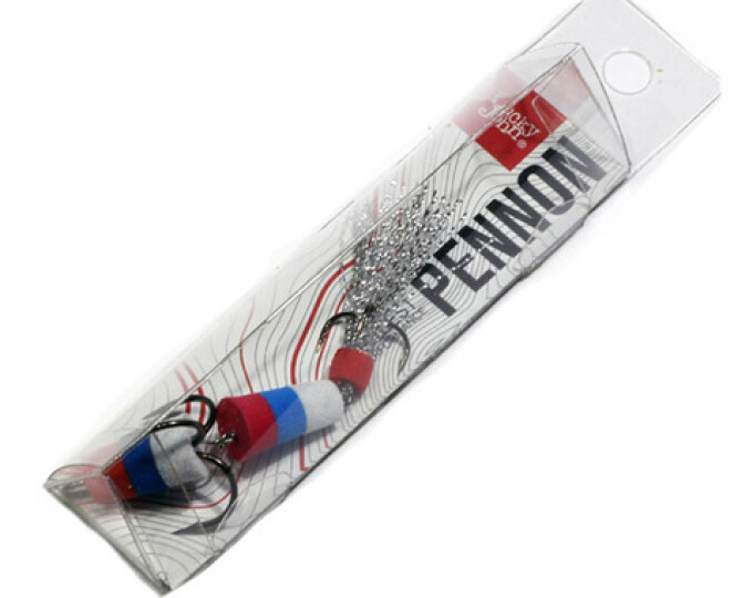 Приманка джиговая Lucky John PENNON 12 (красный/синий/белый) - изображение 1 