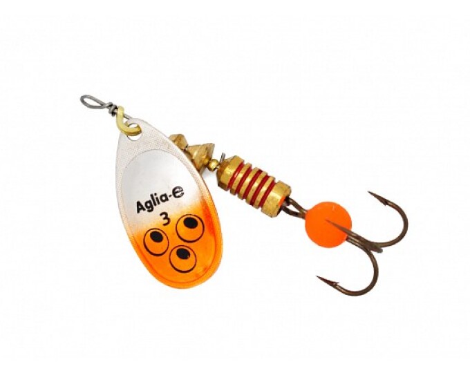 Блесна Mepps AGLIA-E 3 Silver/Orange - изображение 1 