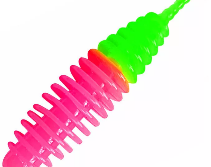Приманка TROUT BAIT Jumbo 50, Сыр 30 (12шт.) цвет Pink-Green - изображение 1 