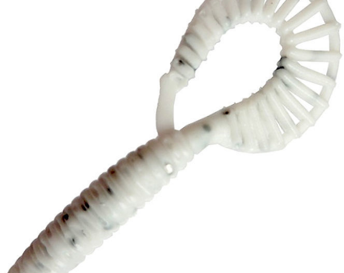 Силиконовая приманка SAN-TWISTER NOISE 50S КРАБ (белый с блестками) - изображение 1 