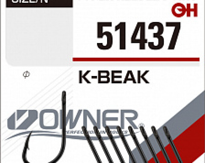 Крючок Owner (51437) «K-Beak» BC №01 (7шт.) - изображение 1 