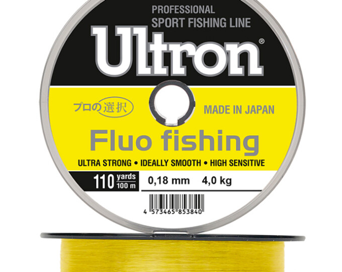 Леска Ultron Fluo Fishing 0,22мм 100м (5,5кг) - изображение 1 