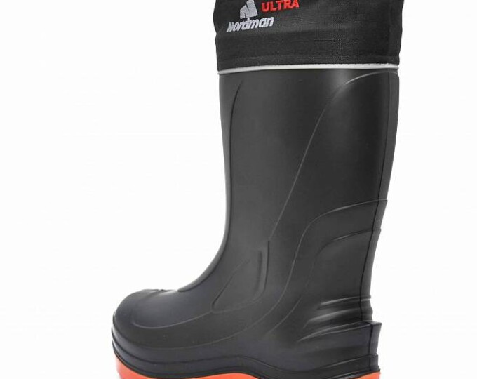 Сапоги Nordman Ultra -70°С (вкладыш из флиса, с манжетой, черный/оранжевый) р.44 - изображение 3