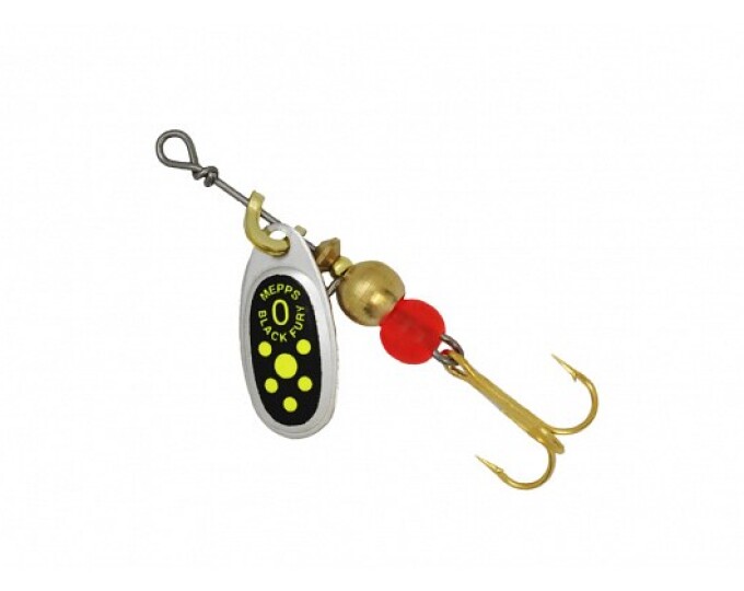 Блесна Mepps BLACK FURY 0 Silver/Chartreuse - изображение 1 