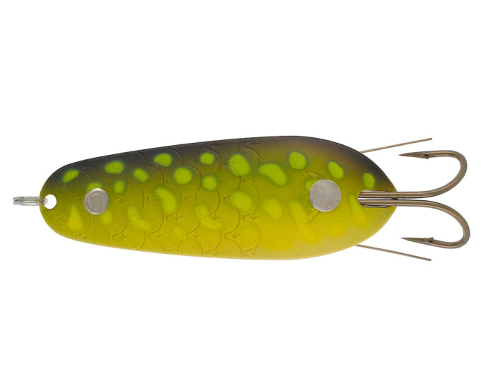 Блесна Kuusamo Rasanen 70/10 (незацепляйка) цвет Ye/G/GR-B, UV - изображение 1 