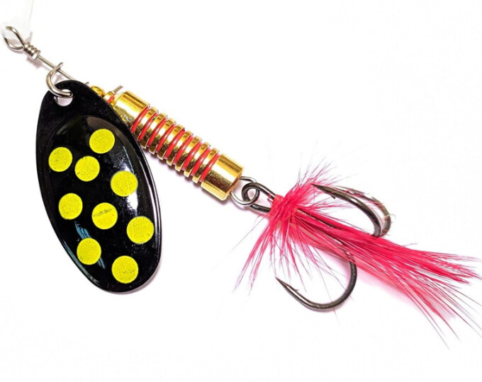 Блесна вращающаяся Lucky John SPIN X ROUND 04 (вес 11гр.) цвет BF - изображение 1 