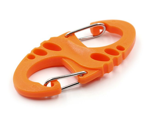 Карабин «СЛЕДОПЫТ», 5см. двойной, abs-пластик - изображение 1