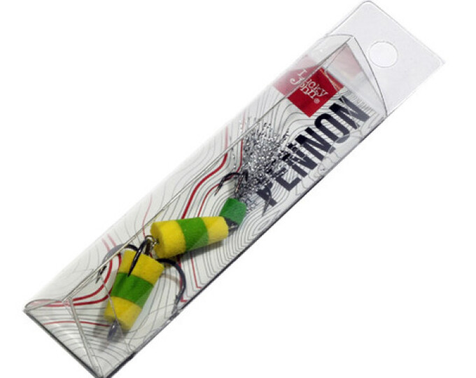 Приманка джиговая Lucky John PENNON 12 (желтый/зеленый/желтый) - изображение 1 