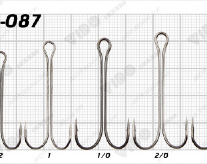 Крючок VD-087-BN «Double Long Light» №1/0 - изображение 2