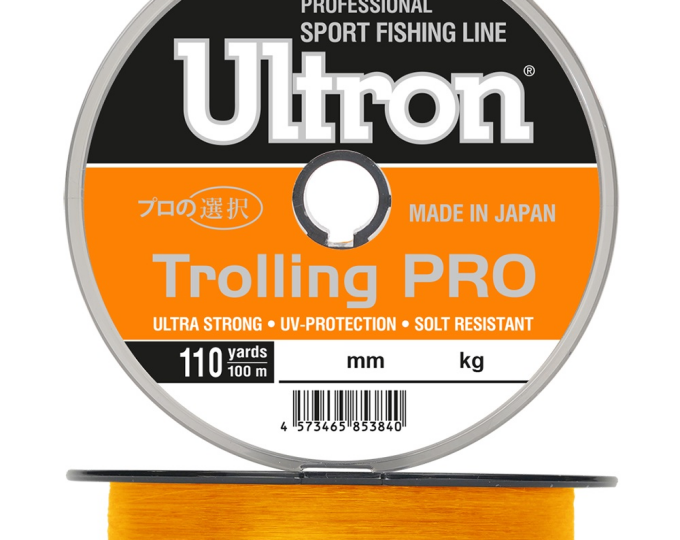 Леска Ultron Trolling Pro 0,40мм 100м (17кг) (оранжевая) - изображение 1