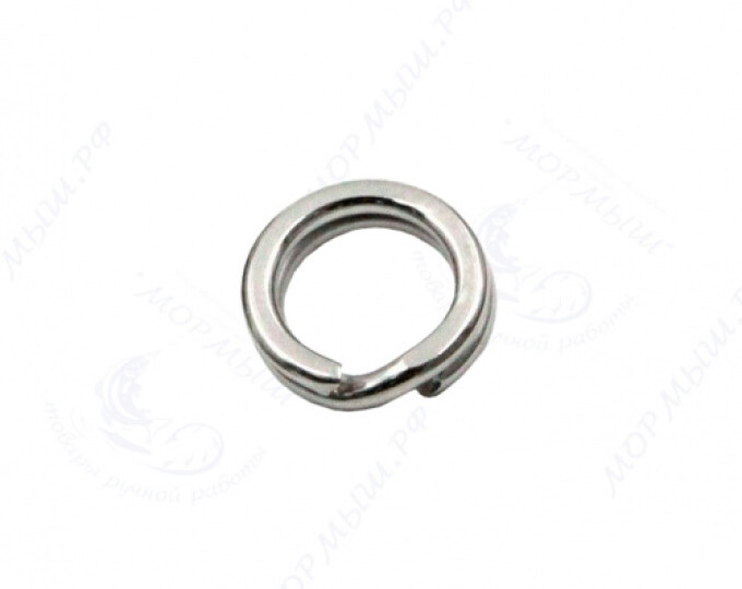 Кольцо заводное Flat Double Ring 7,0*0,8мм (10шт.) - изображение 3