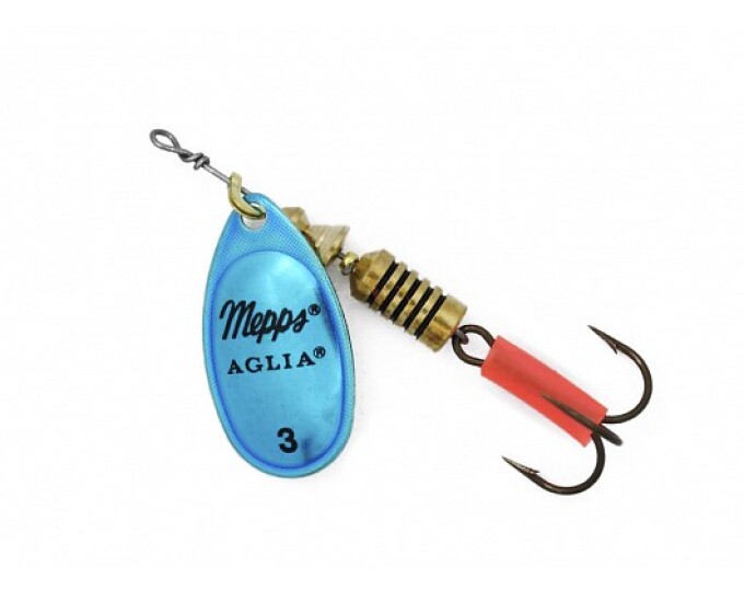 Блесна Mepps AGLIA PLATIUM 3 Silver/Blue - изображение 1 