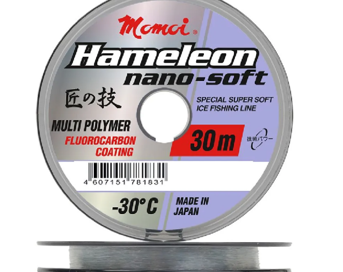 Леска Momoi Nano-Soft Winter 0,234мм (6,0кг) 30м (прозрачный) - изображение 1 