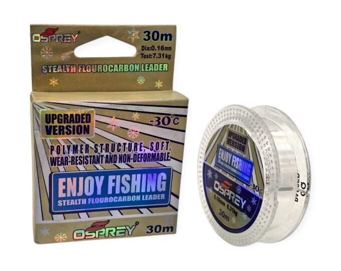 Леска Osprey Enjoy Fishing 30м 0,12мм (4,10кг) - изображение 1 