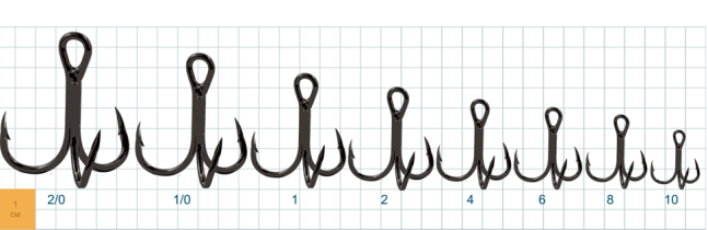 Крючок Gurza Round Treble Hook (ST-48) №10 (Tornado/BC)