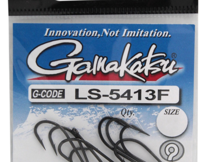 Крючок Gamakatsu Hook LS-5413F Black 12P N/L №10 - изображение 1 
