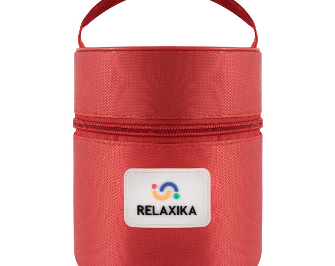 Термос для еды Relaxika 301 в термочехле (0,5л) стальной - изображение 5