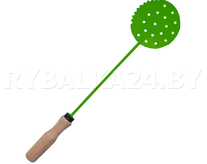 Черпак ТРИ КИТА (ручка дерево, порошково-окрашенный) - изображение 2