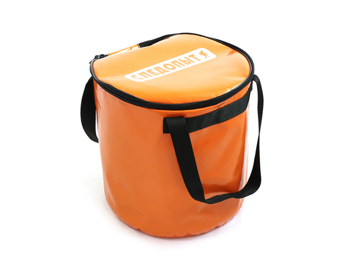 Ведро с крышкой «Следопыт» для рыбы (ПВХ, 30х30х30см, цвет оранжевый) - изображение 1 