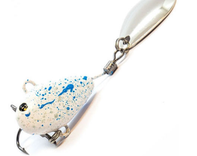 Тейл-спиннер UF-Studio Hurricane 2,5гр. цвет White - изображение 1 