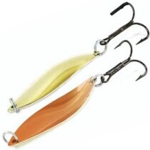 Блесна Колебалка Питер Крокодил 12гр. (2-х цветная) Латунь/Медь